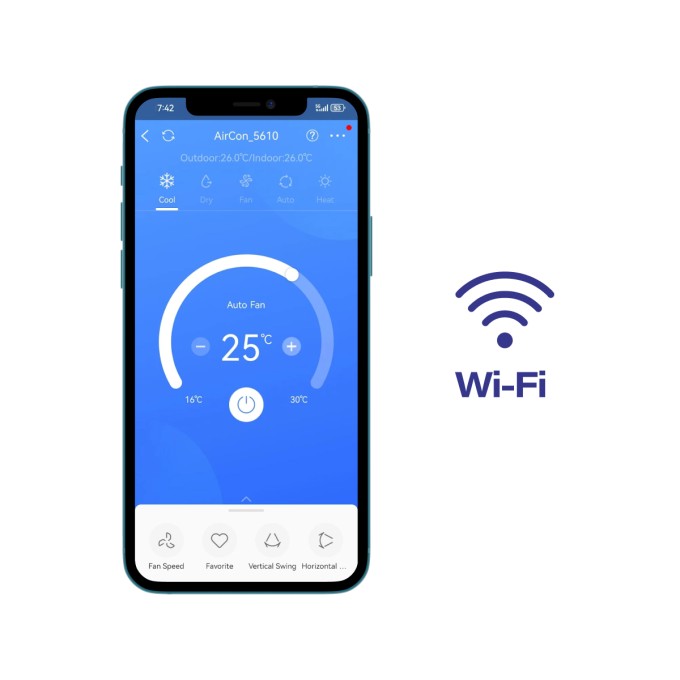 Mobilná klimatizácia Olimpia Splendid Dolceclima Air Pro 13 A+ WiFi