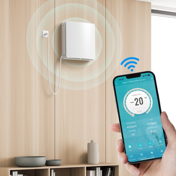 Decentrálna rekuperácia AERIUM FreshPair+ C60P s CO2 senzorom