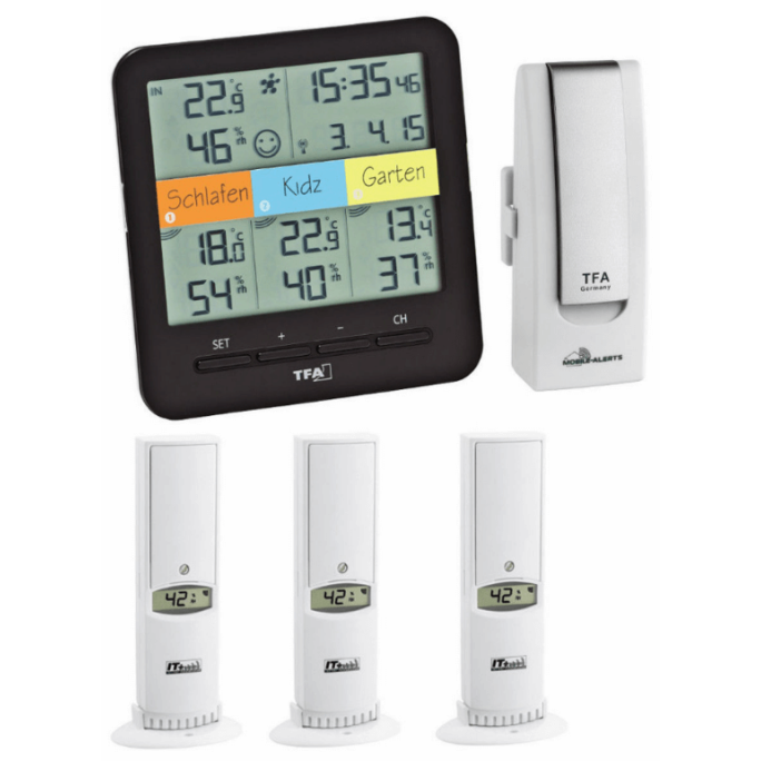 WEATHERHUB č. 7 – bezdrôtový monitor klímy TFA 31.4007.02