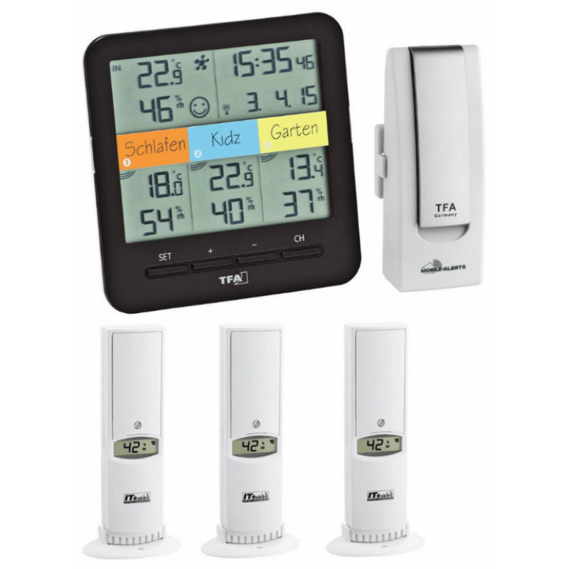 WEATHERHUB č. 7 – bezdrôtový monitor klímy TFA 31.4007.02